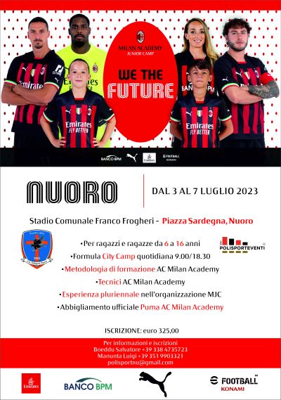 MILAN ACADEMY CITY CAMP- NUORO - 